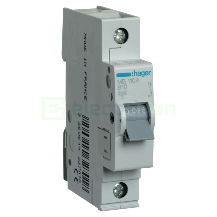 Disjunctor MCB B10A Hager - MB110A
