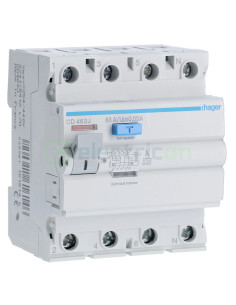Intreruptor diferential 63A/30mA Hager - CD463J