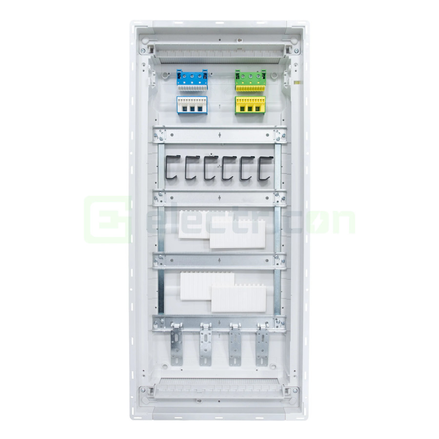 Tablou metalic, incastrat, 48 module, 4x12, IP30, Hager, Volta, VU48NG - Electricon.ro