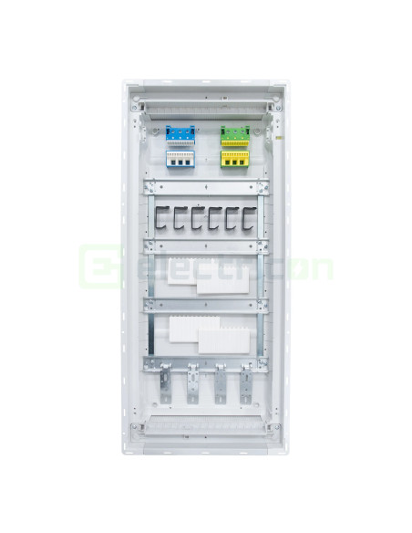 Tablou metalic, incastrat, 48 module, 4x12, IP30, Hager, Volta, VU48NG - Electricon.ro