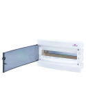 Tablou electric ABS - siguranțe - 18M (1x18) încastrat ușă transparentă ECM18PT ETI 001101018