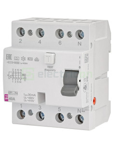 Intreruptor diferential 40A/30mA ETI - 002061512