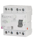 RCCB - Întrerupător diferențial - tip A 63A 30mA 10kA 3P+N 4M EFI-P4 ETI 002061513