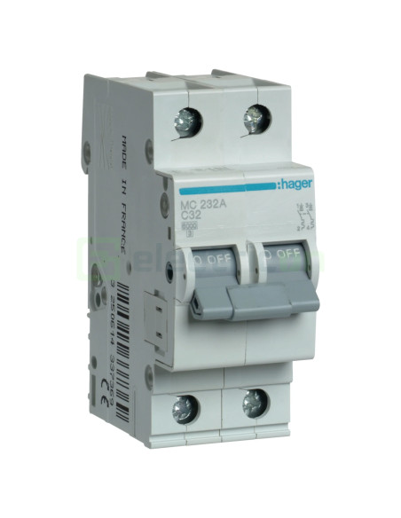 Disjunctor MCB C32A Hager - MC232A