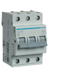 MCB - Siguranță automată - disjunctor - curba C 32A 6kA 3P 3M Hager MC332A
