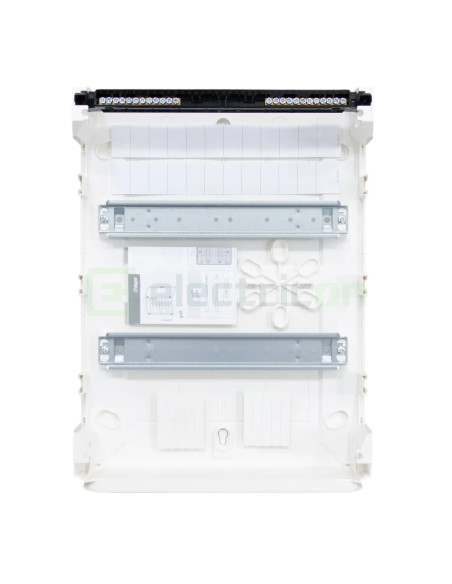 Tablou aparent, 24 module, 2x12, usa transparenta, IP40, Hager, Golf, VS212TD - Electricon.ro
