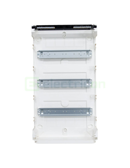 Tablou aparent, 36 module, 3x12, usa transparenta, IP40, Hager, Golf, VS312TD - Electricon.ro