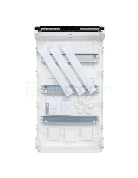 Tablou aparent, 36 module, 3x12, usa transparenta, IP40, Hager, Golf, VS312TD - Electricon.ro