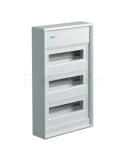 Tablou electric metalic - siguranțe - 36M (3x12) aparent fără ușă Volta Hager VA36B