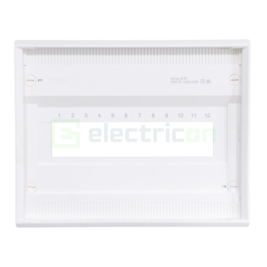 Tablou Volta aparent 12 module, 1x12, IP30, Hager, VA12B - Electricon.ro