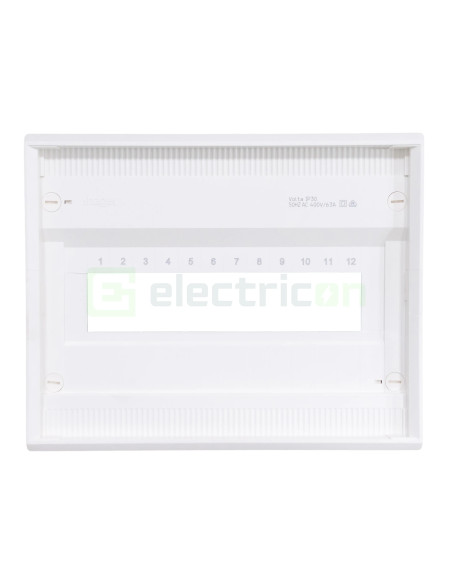 Tablou Volta aparent 12 module, 1x12, IP30, Hager, VA12B - Electricon.ro