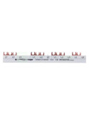 Busbar - Baretă alimentare - 3P trifazat tip furcă 12M (4x MCB 3P) 10mm² 63A Hager KDN363F