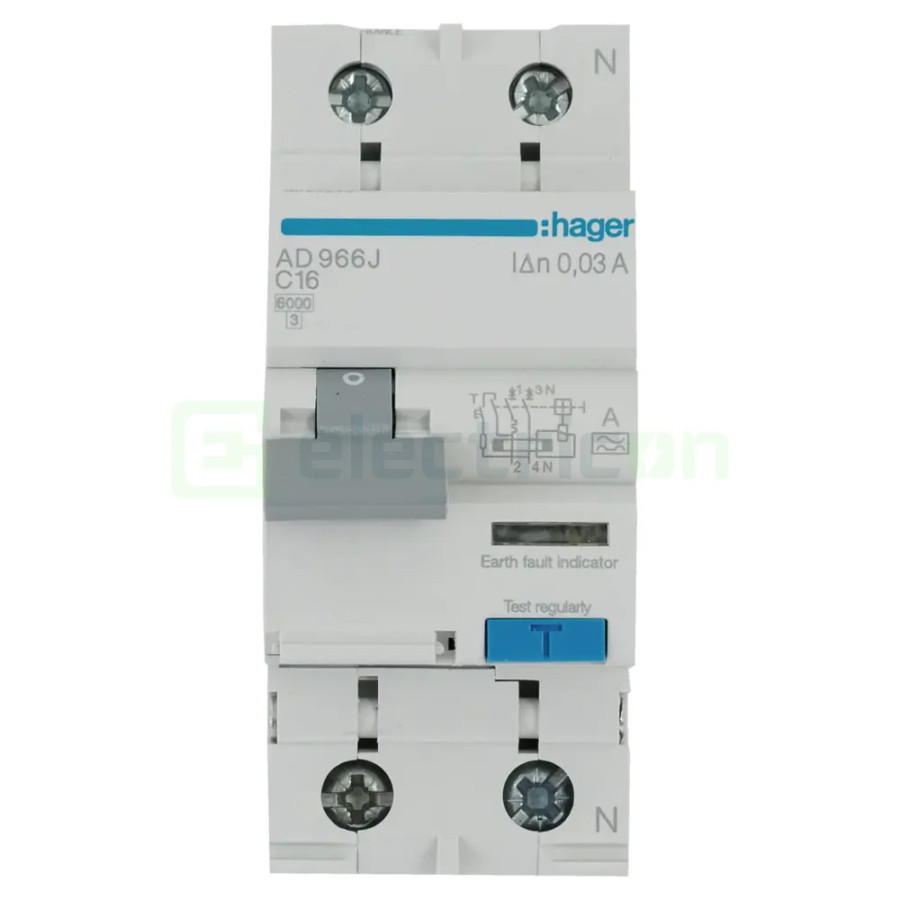 Disjunctor RCBO 16A 30mA Schrack P+N