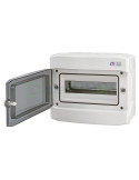 Tablou electric ABS - siguranțe - exterior IP65 - 12M (1x12) aparent ușă transparentă ECH-12PT ETI 001101062