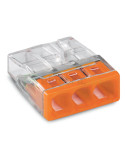 Conector legătură doză 3 conexiuni 0.5-2.5mm² PUSH WIRE - WAGO 2273-203
