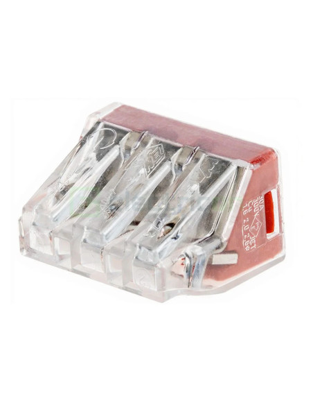 Conector Wago 6mm² Clemă legătură doză, 3x6mm², PUSH-Wire, Wago, 773-173 – montaj rapid și sigur în aplicații electrice diverse