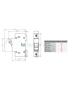 Separator fuzibil (soclu) 2