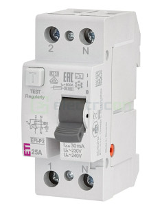 Intreruptor RCCB 25A/30mA ETI - 002061111