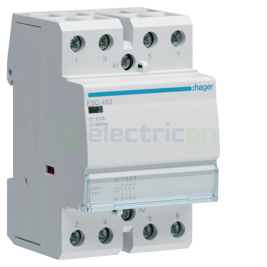 Contactor 63A 4 NO contacte 230V