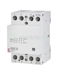 Contactor modular 4P 3-module
