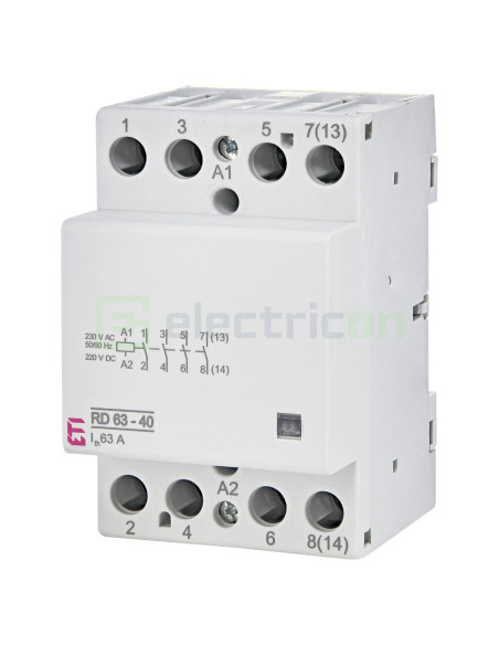 Contactor modular 4P 3-module