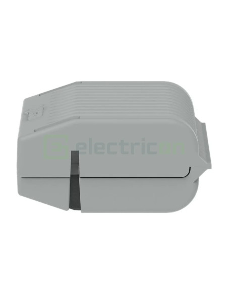 Conector Wago Caseta Gelbox, marimea 2, pentru seriile 221 / 2X73, conectori de maxim 4 mmp, gri, IPX8 Wago 207-1332 – montaj ra