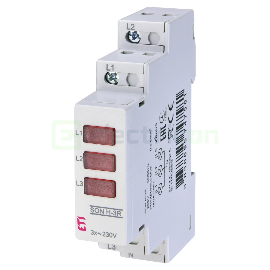 Lampă semnalizare tensiune LED