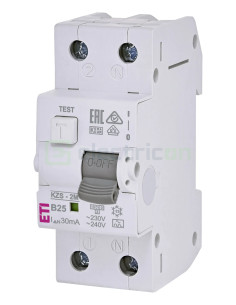 Siguranta RCBO 25A/30mA ETI - 002173206