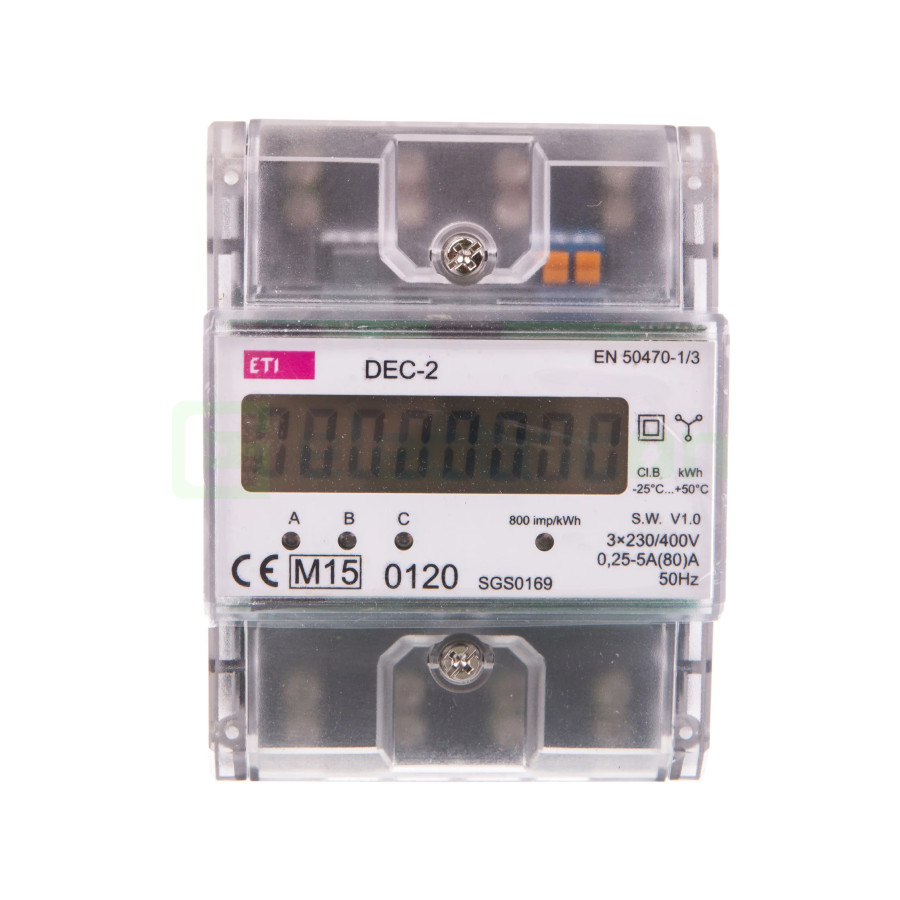 Contor (contoar) energie trifazat digital DEC-2