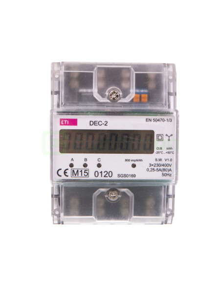 Contor (contoar) energie trifazat digital DEC-2