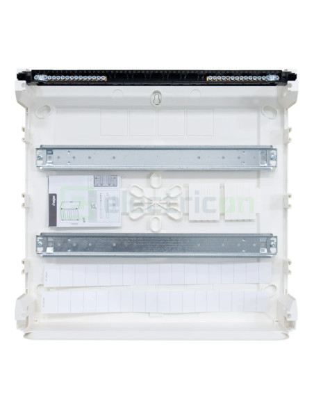 Tablou aparent, 36 module, 2x18, usa transparenta, IP40, Hager, Golf, VS218TD - Electricon.ro
