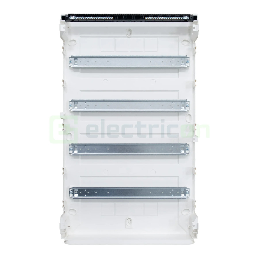Tablou aparent, 72 module, 4x18, usa transparenta, IP40, Hager, Golf, VS418TD - Electricon.ro