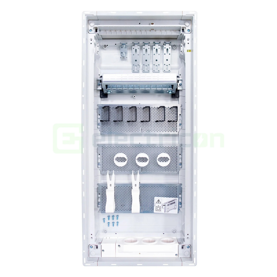 Panou multimedia incastrat, 48 module, IP30, Hager Volta