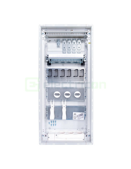 Panou multimedia incastrat, 48 module, IP30, Hager Volta