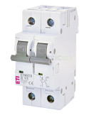 MCB - Siguranță automată - disjunctor - curba B 13A 6kA 1P+N ETIMAT 6 ETI 002112515