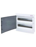 Tablou electric ABS - siguranțe - 36M (2x18) încastrat ușă transparentă ECM 2x18PT ETI 001101083