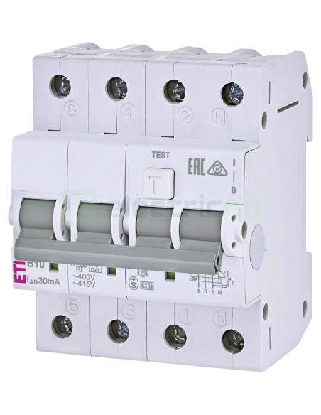 Siguranta RCBO 10A/30mA ETI - 002174902