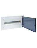 Tablou electric ABS - siguranțe - 22M (1x22) încastrat ușă transparentă Golf Hager VF122TD