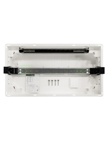 Tablou incastrat, 22 module, 1x22, ușă transparentă Hager, Golf, VF122TD - Electricon.ro