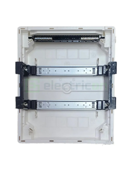 Tablou incastrat, 24 module, 2x12, ușă transparentă Hager, Golf, VF212TD - Electricon.ro