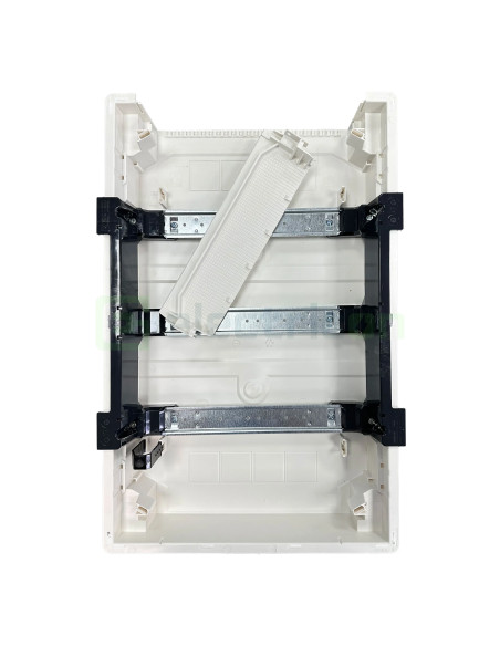 Tablou incastrat, 36 module, 3x12, ușă transparentă Hager, Golf, VF312TD - Electricon.ro