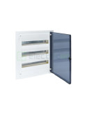 Tablou electric ABS - siguranțe - 54M (3x18) încastrat ușă transparentă Golf Hager VF318TD