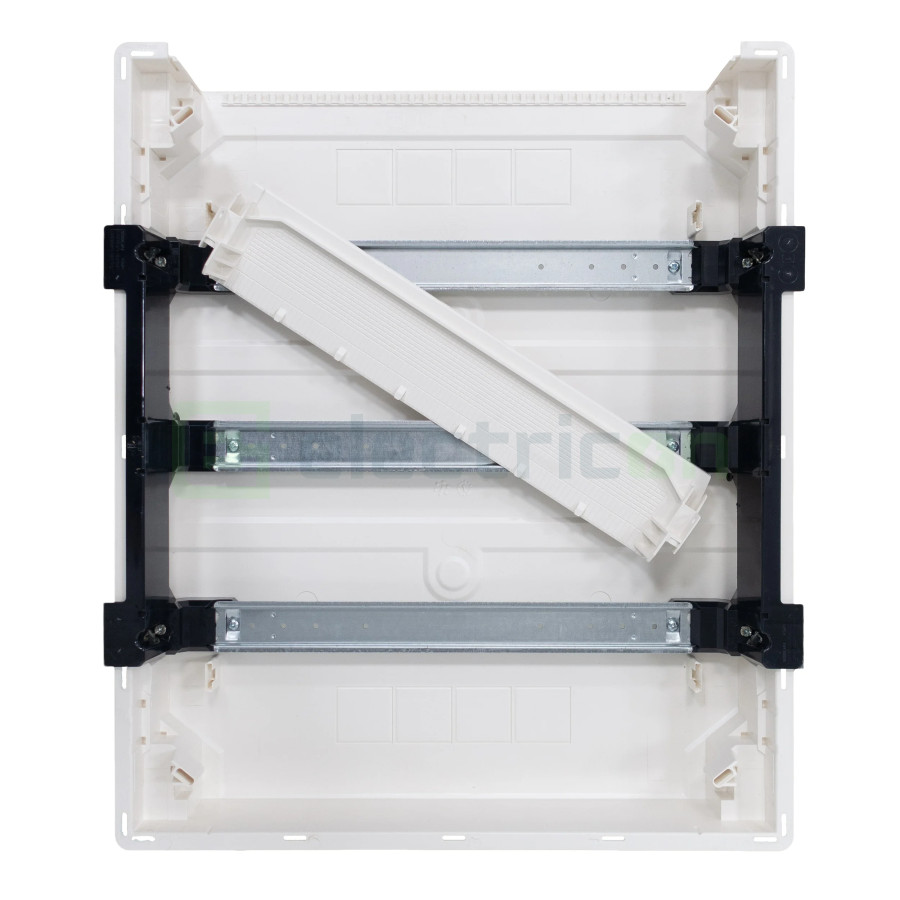 Tablou incastrat, 54 module, 3x18, ușă transparentă Hager, Golf, VF318TD - Electricon.ro