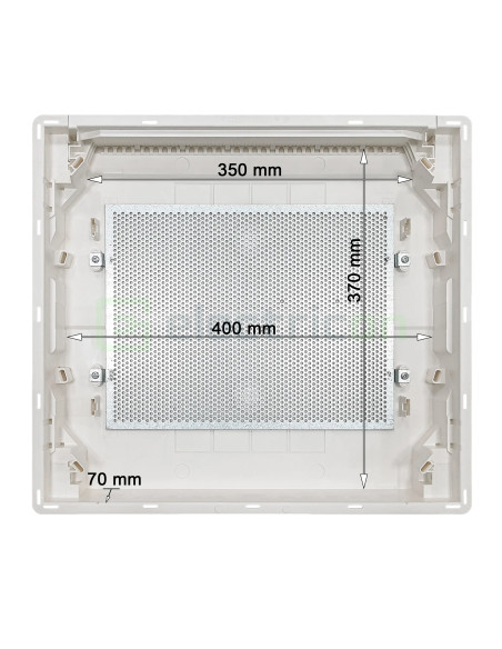 Tablou multimedia incastrat, 36 module, IP30, Hager Golf