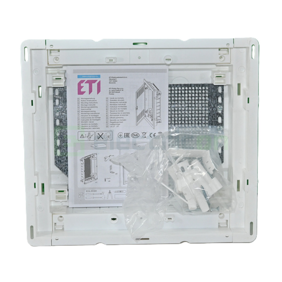 Cutie multimedia incastrat, 14 module, IP40, ETI, 0011001156