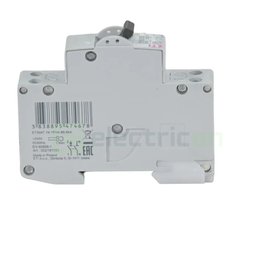 Disjunctor MCB B6A ETI 1P