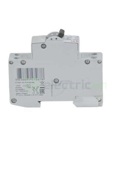 Disjunctor MCB B6A ETI 1P