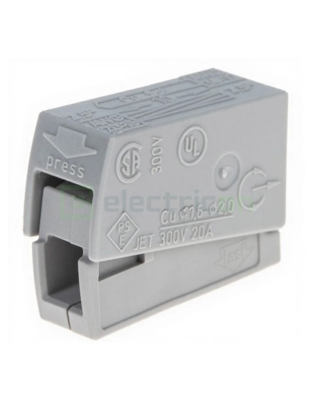 Conector Wago Conector Wago pentru iluminat PUSH WIRE/CAGE CLAMP 2-cond – montaj rapid și sigur în aplicații electrice diverse