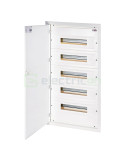 Tablou electric ABS - siguranțe - 90M (5x18) încastrat cu plastroane ușă metalică ERP18-5 ETI 001101216