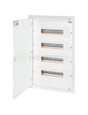 Tablou electric ABS - siguranțe - 72M (4x18) încastrat cu plastroane ușă metalică ERP18-4 ETI 001101214